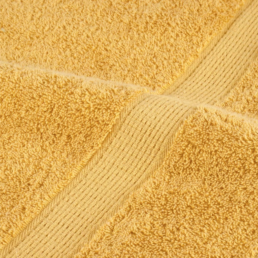 Ručnici SOLUND 2 kom zlatni 100 x 200 cm 600 gsm