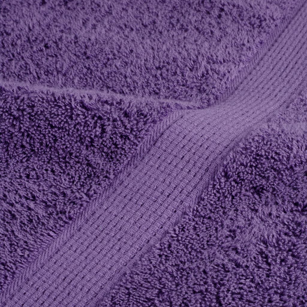 Ručnici z tuširanje SOLUND 2 kom ljubičasti 70x140 cm 600 gsm