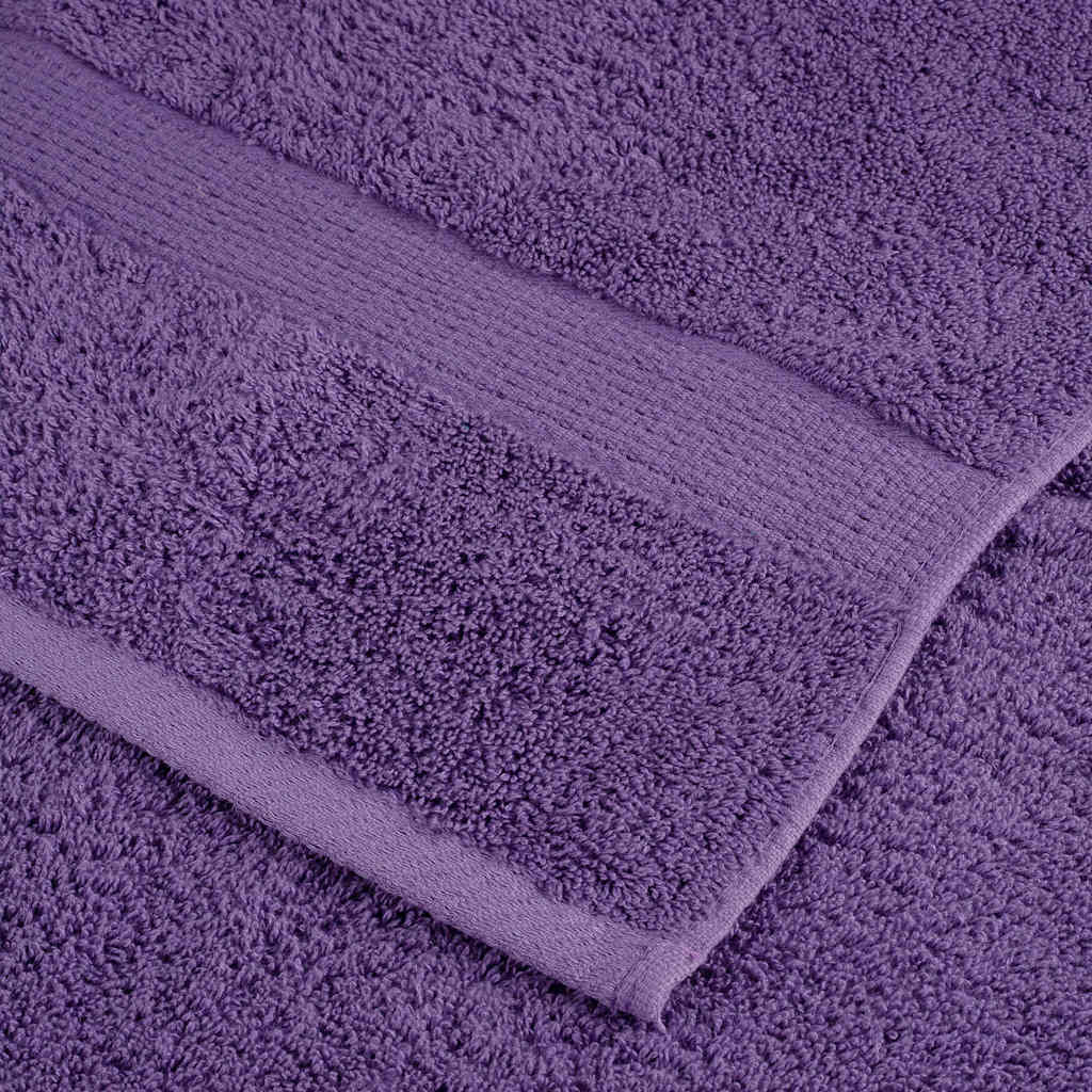 Ručnici za saunu SOLUND 2 kom ljubičasti 80x200 cm 600 gsm