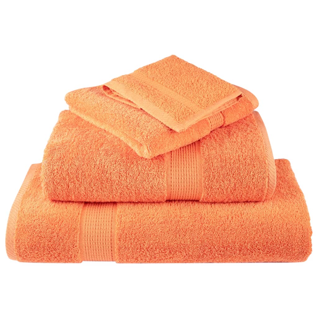 Premium ručnici za pranje SOLUND 2 kom. narančaste 30x30 cm 600 g/m²