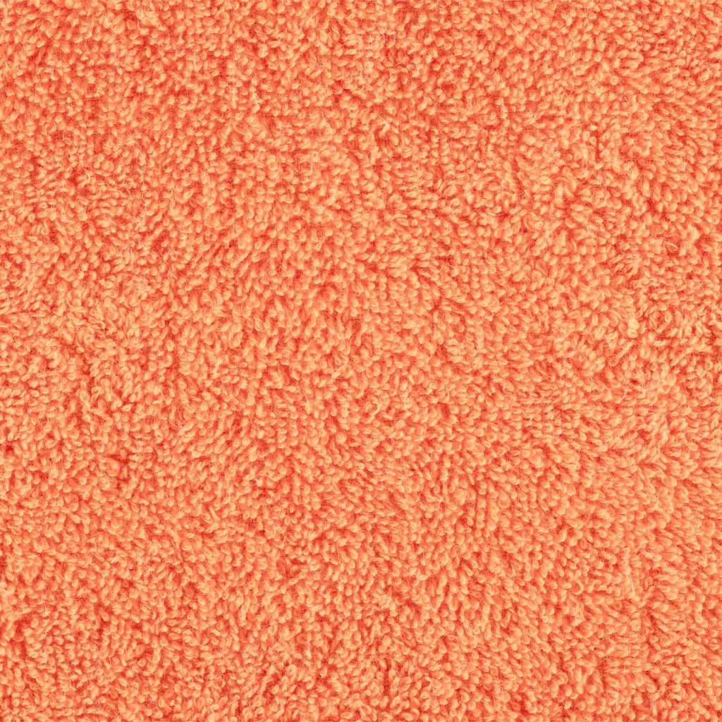 Ručnici SOLUND 10 kom narančasti 100 x 200 cm 600 gsm