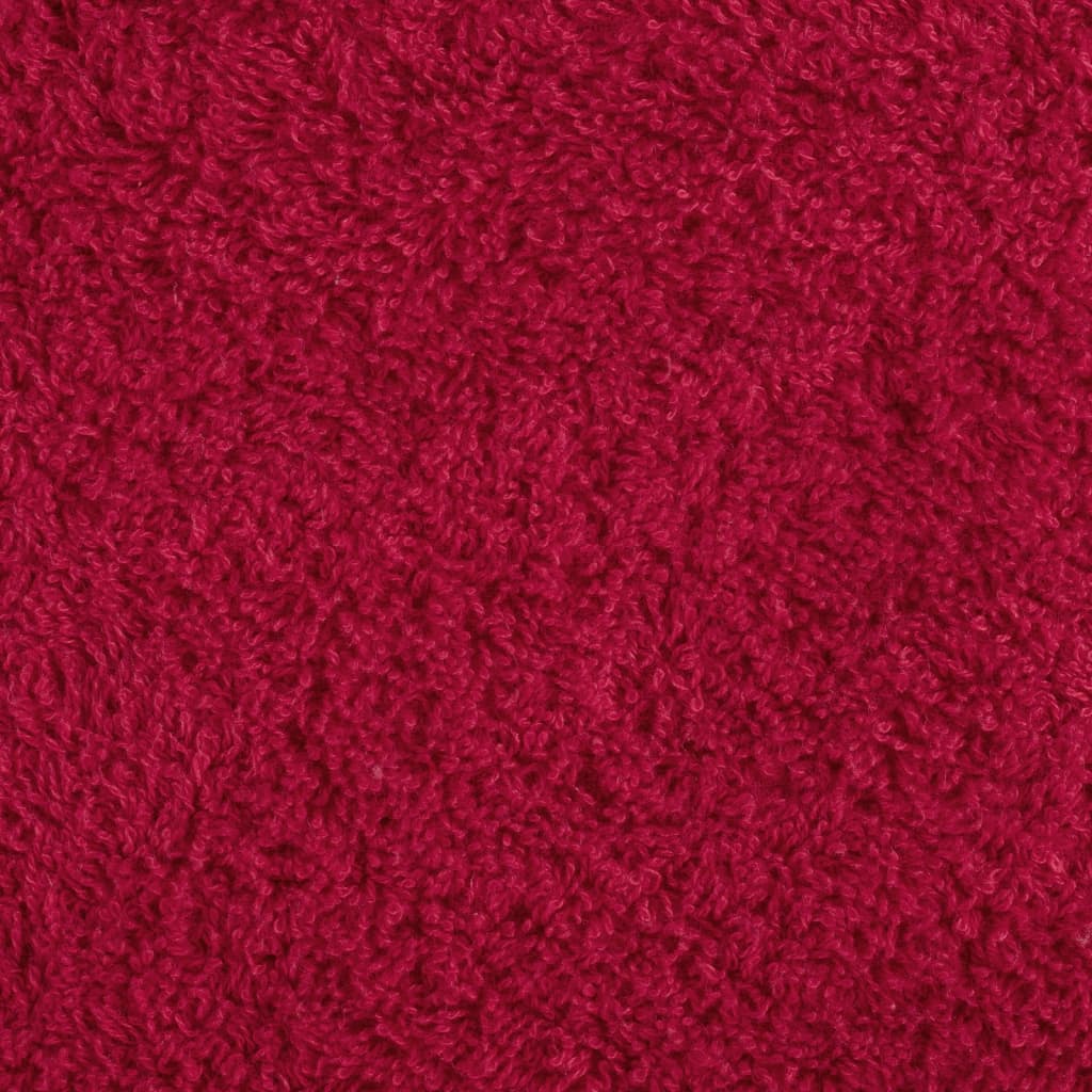 Ručnici za saunu SOLUND 2 kom crveni 80 x 200 cm 600 gsm