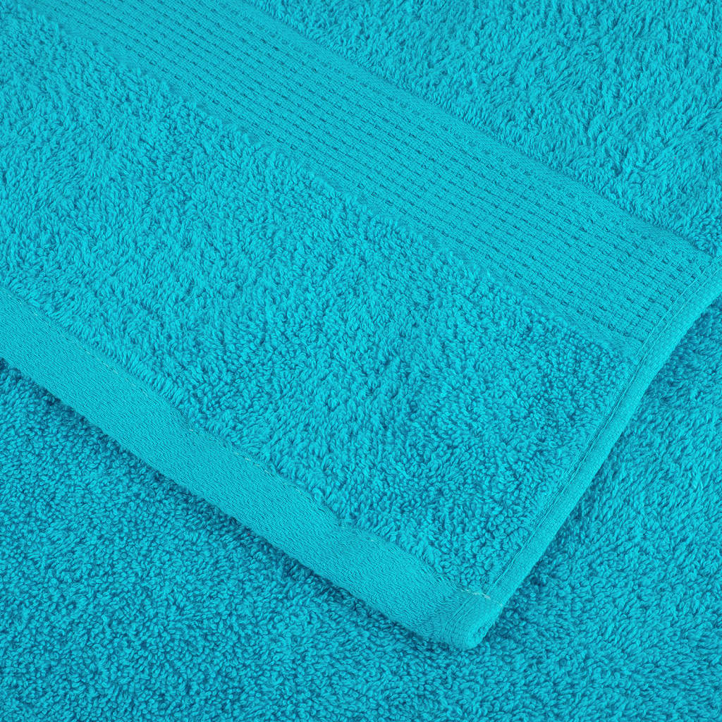 Premium ručnici za pranje SOLUND 4 kom. tirkizne 30x30 cm 600 g/m²