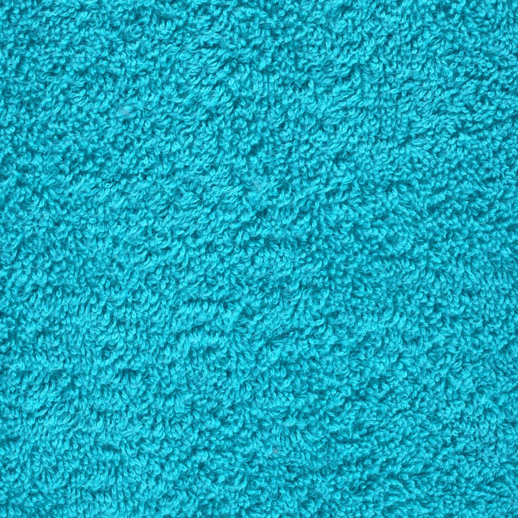 Ručnici za tuširanje SOLUND 10 kom tirkizni 70x140 cm 600 gsm