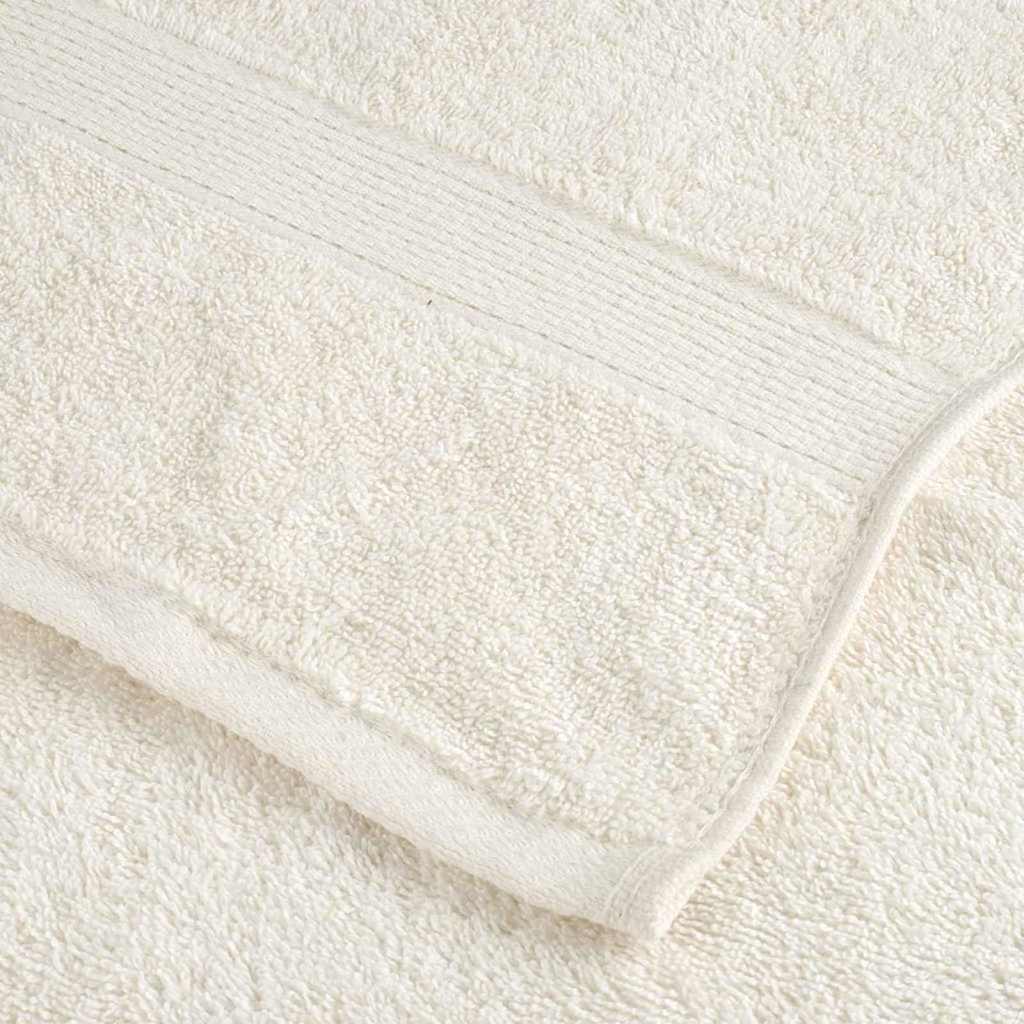 Ručnik za Goste SOLUND 10 pcs Krema 15 x 21 cm 550 gsm