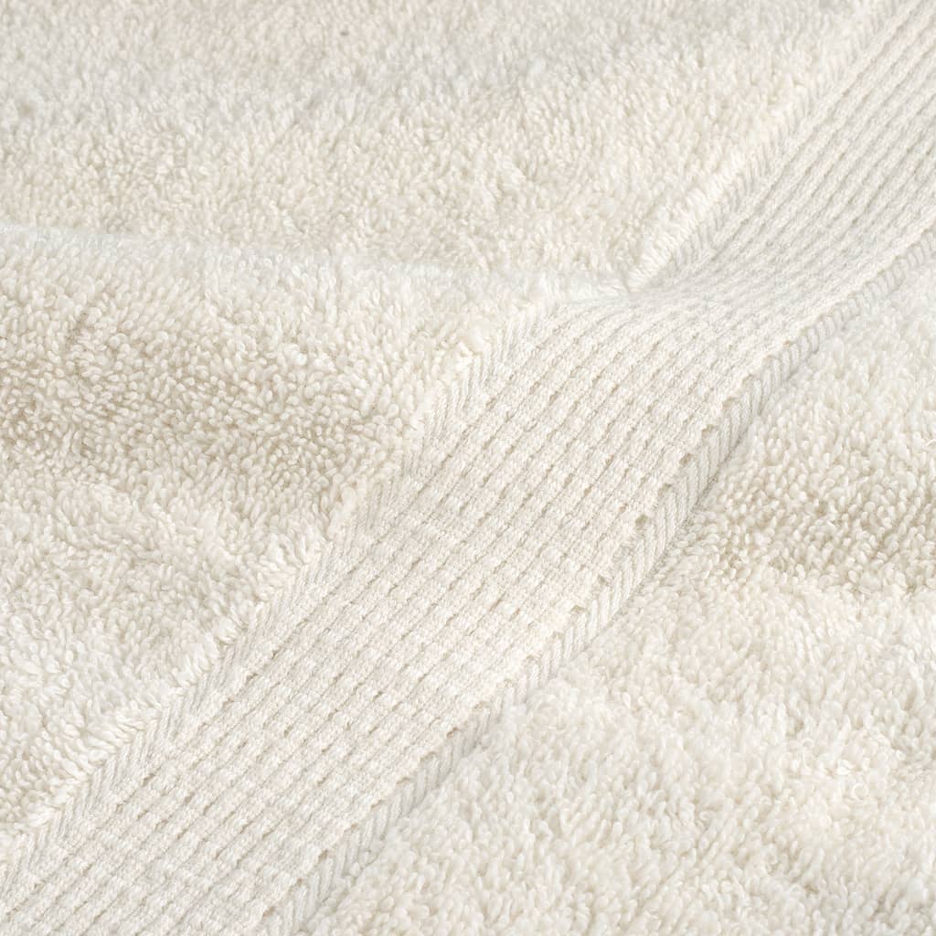 Ručnici SOLUND 10 kom krem 100 x 200 cm 600 gsm