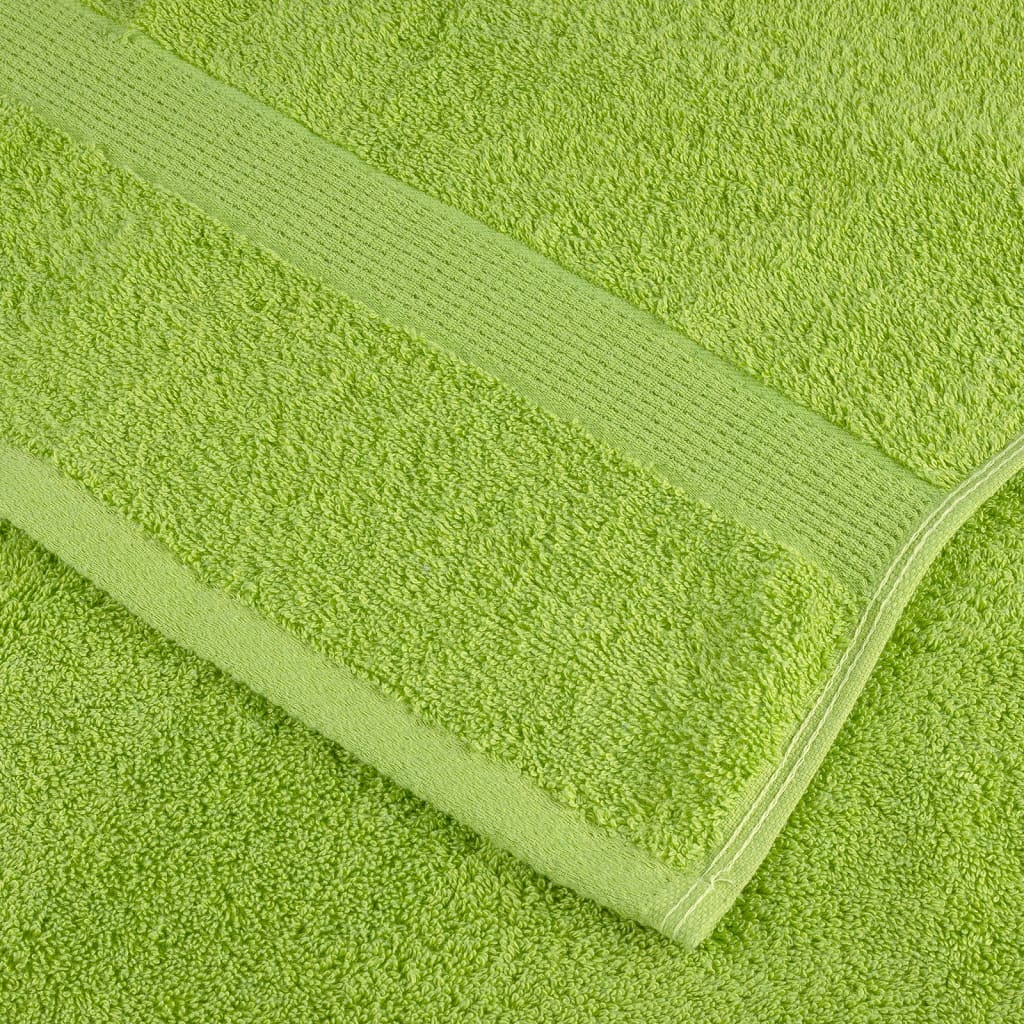 Ručnici za saunu SOLUND 2 kom zeleni 80 x 200 cm 600 gsm