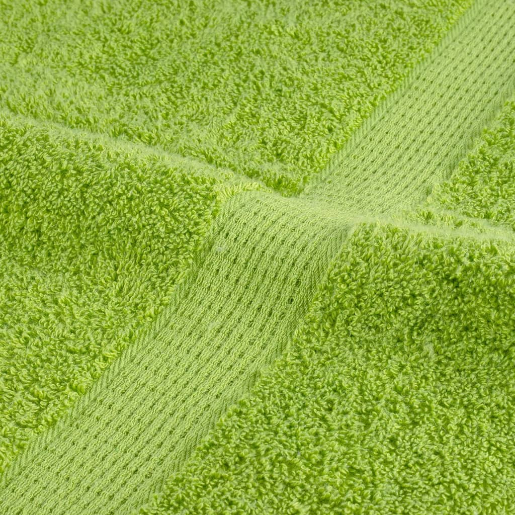 Ručnici za saunu SOLUND 2 kom zeleni 80 x 200 cm 600 gsm