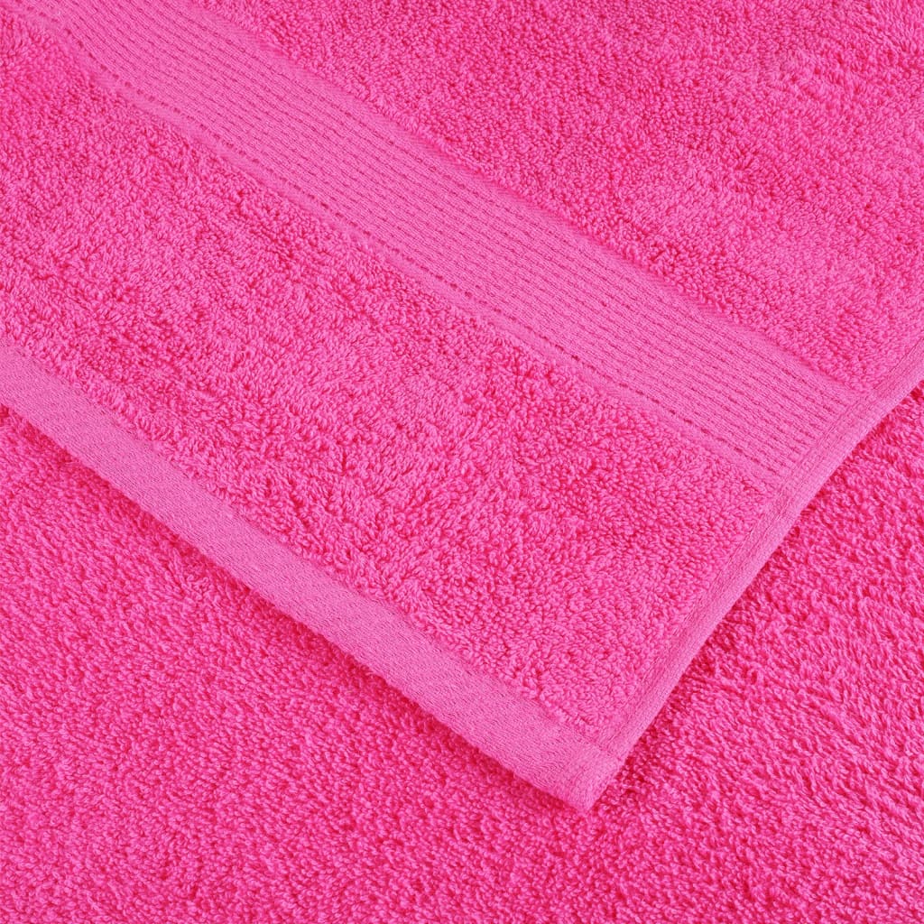 Premium ručnici za goste SOLUND 4 kom. ružičasti 30x50 cm 600 g/m²