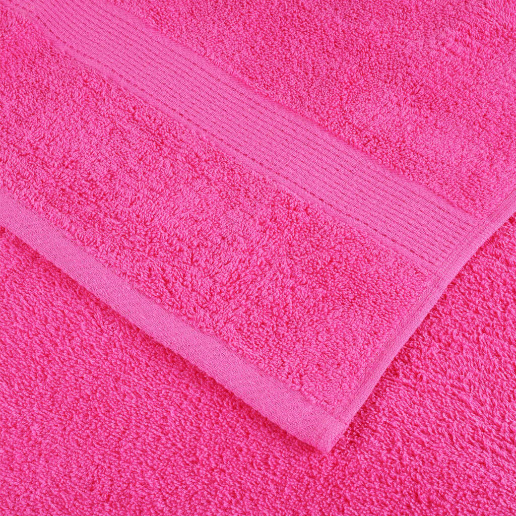Ručnici SOLUND 2 kom ružičasti 100 x 200 cm 600 gsm
