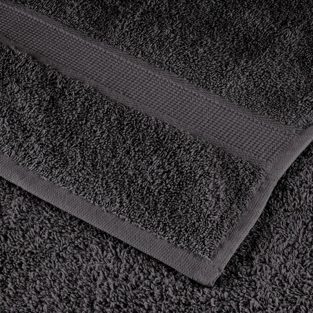8-dijelni vrhunski set ručnika SOLUND antracit 600 gsm