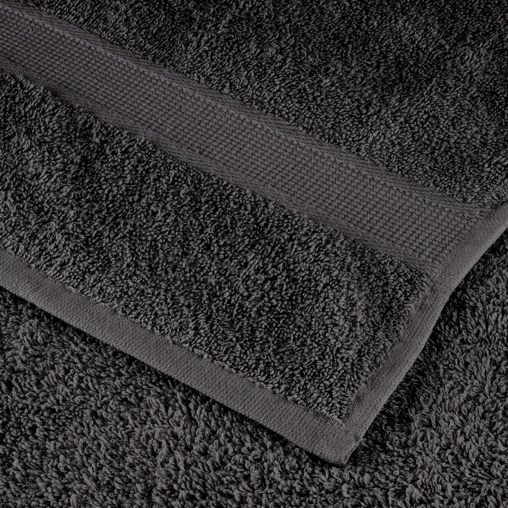 12-dijelni vrhunski set ručnika SOLUND antracit 600 gsm