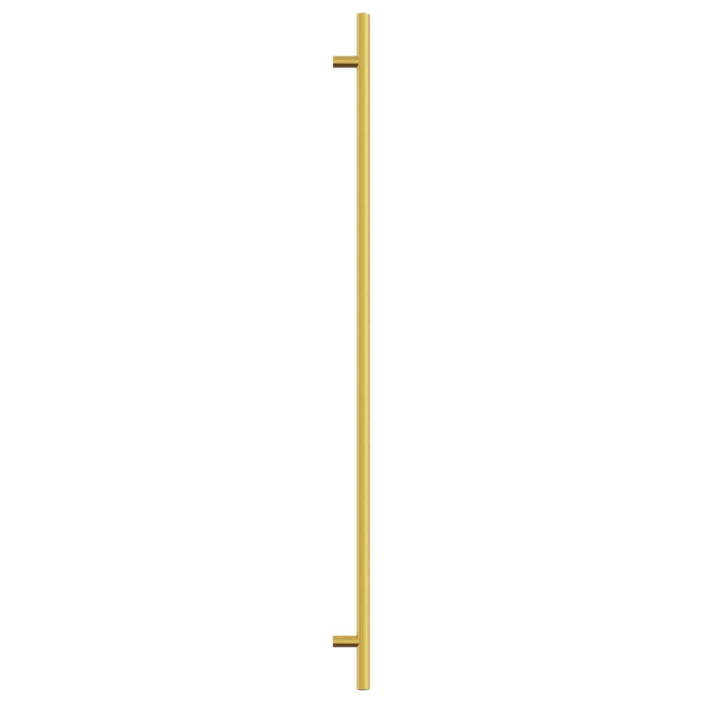 Ručke za ormarić 10 kom zlatne 480 mm od nehrđajućeg čelika