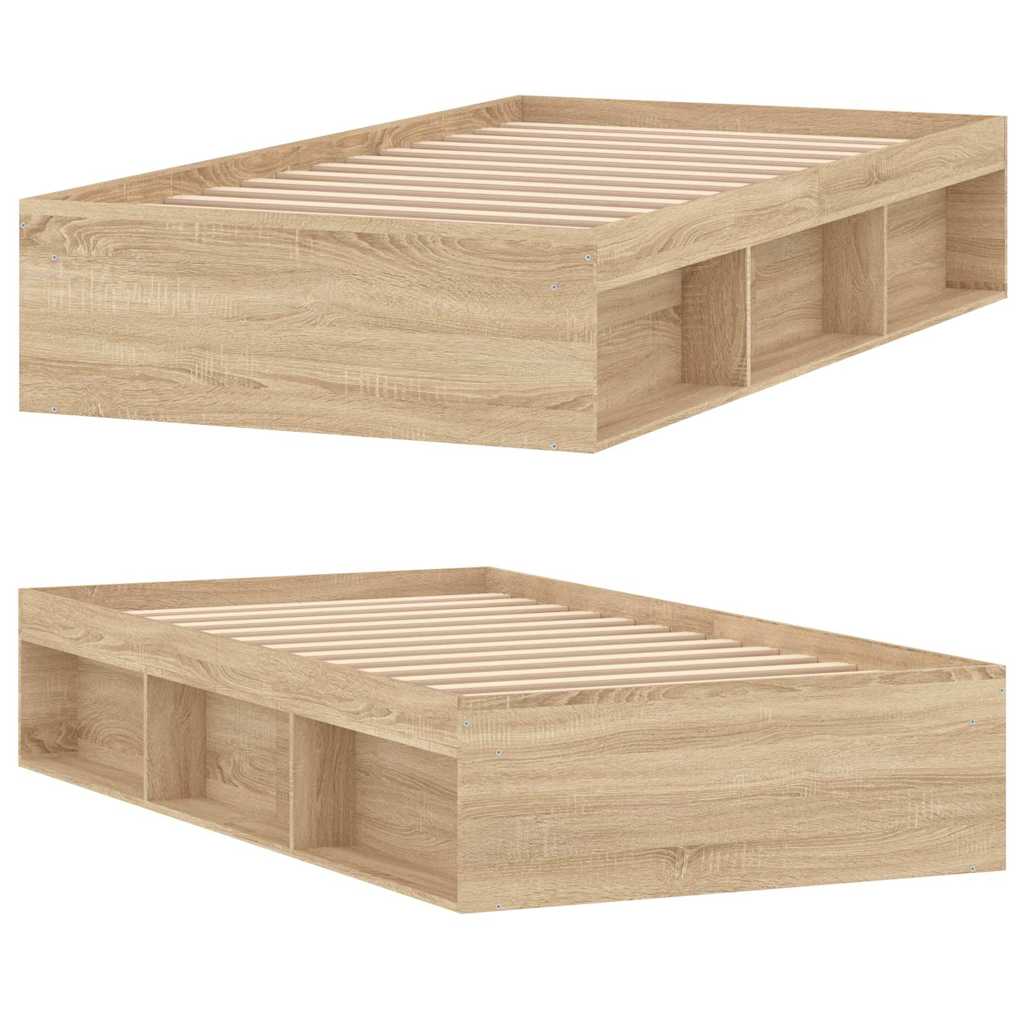 Okvir kreveta boja hrasta sonome 90 x 200 cm
