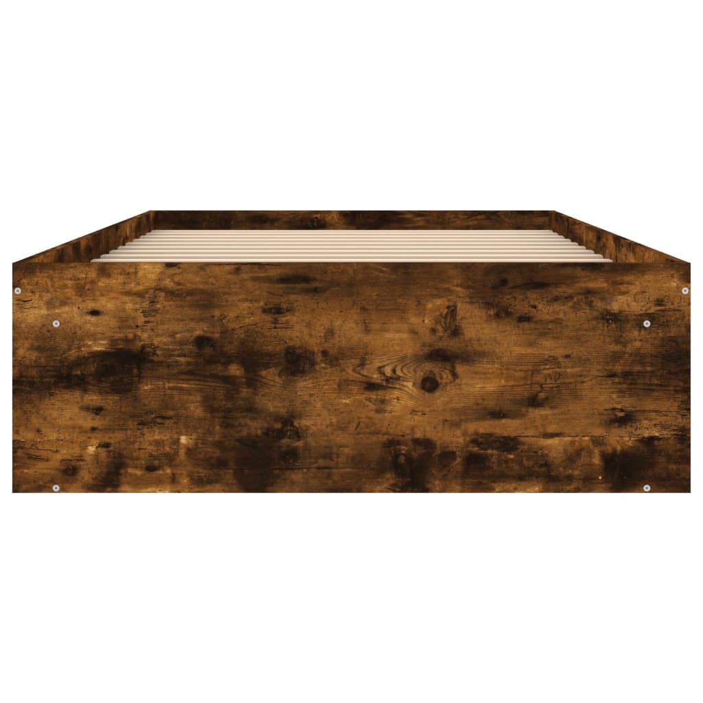 Okvir za krevet boja dimljenog hrasta 100x200 cm