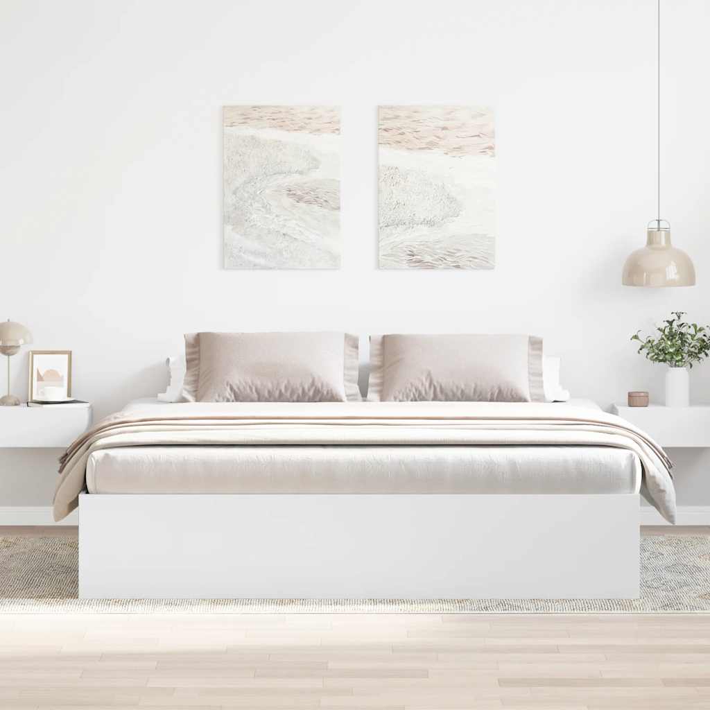 Okvir kreveta bijeli 180 x 200 cm veliki bračni