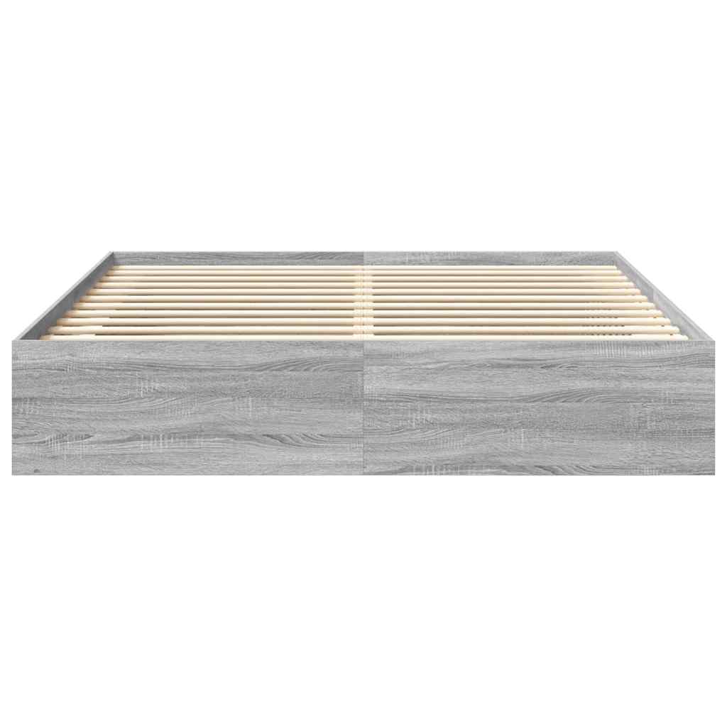 Okvir za krevet boja hrasta 180 x 200 cm veliki bračni