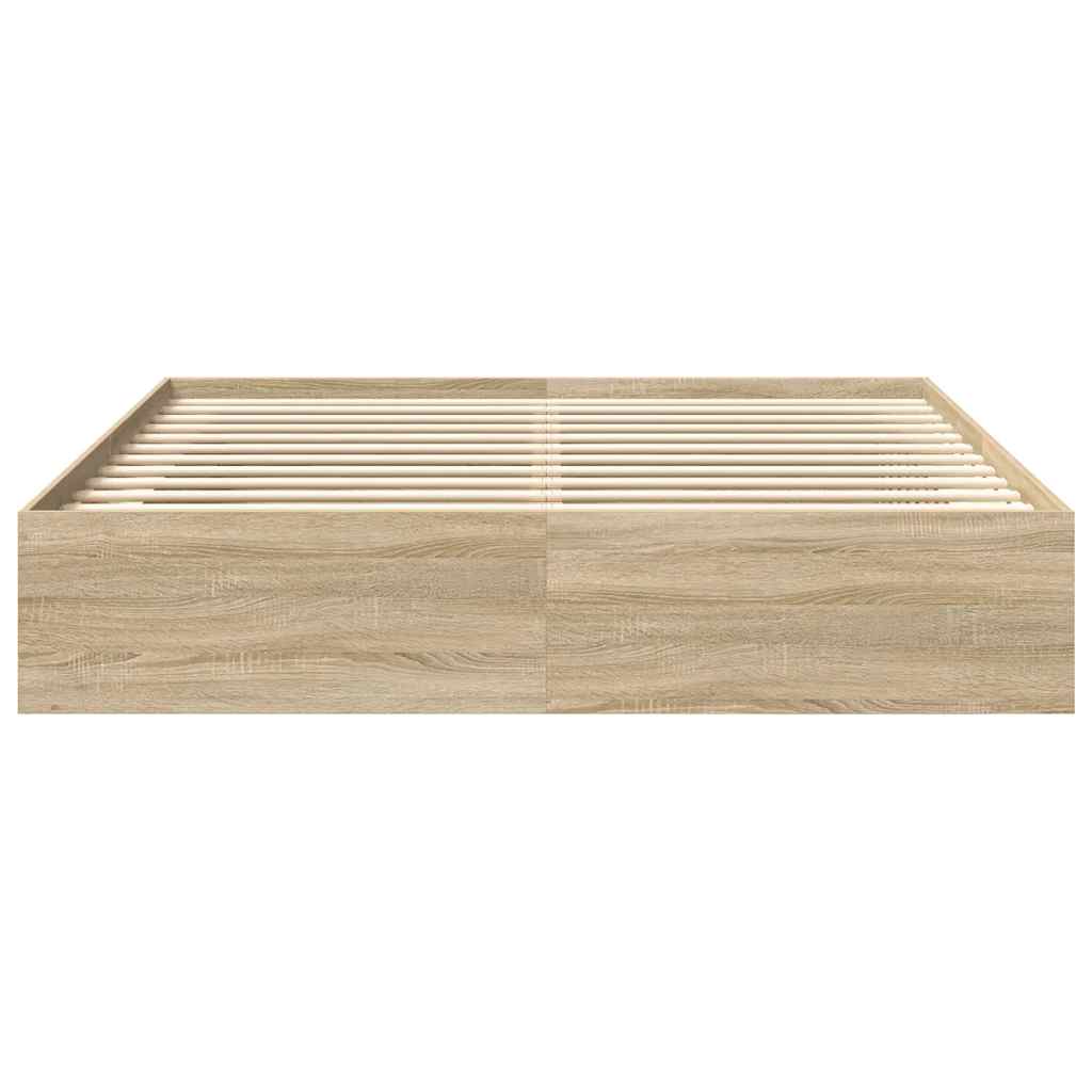Okvir za krevet boja hrasta sonome 200x200 cm