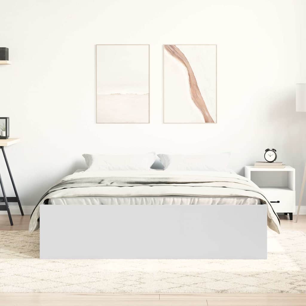 Okvir za krevet bijeli 120x190 cm mali bračni