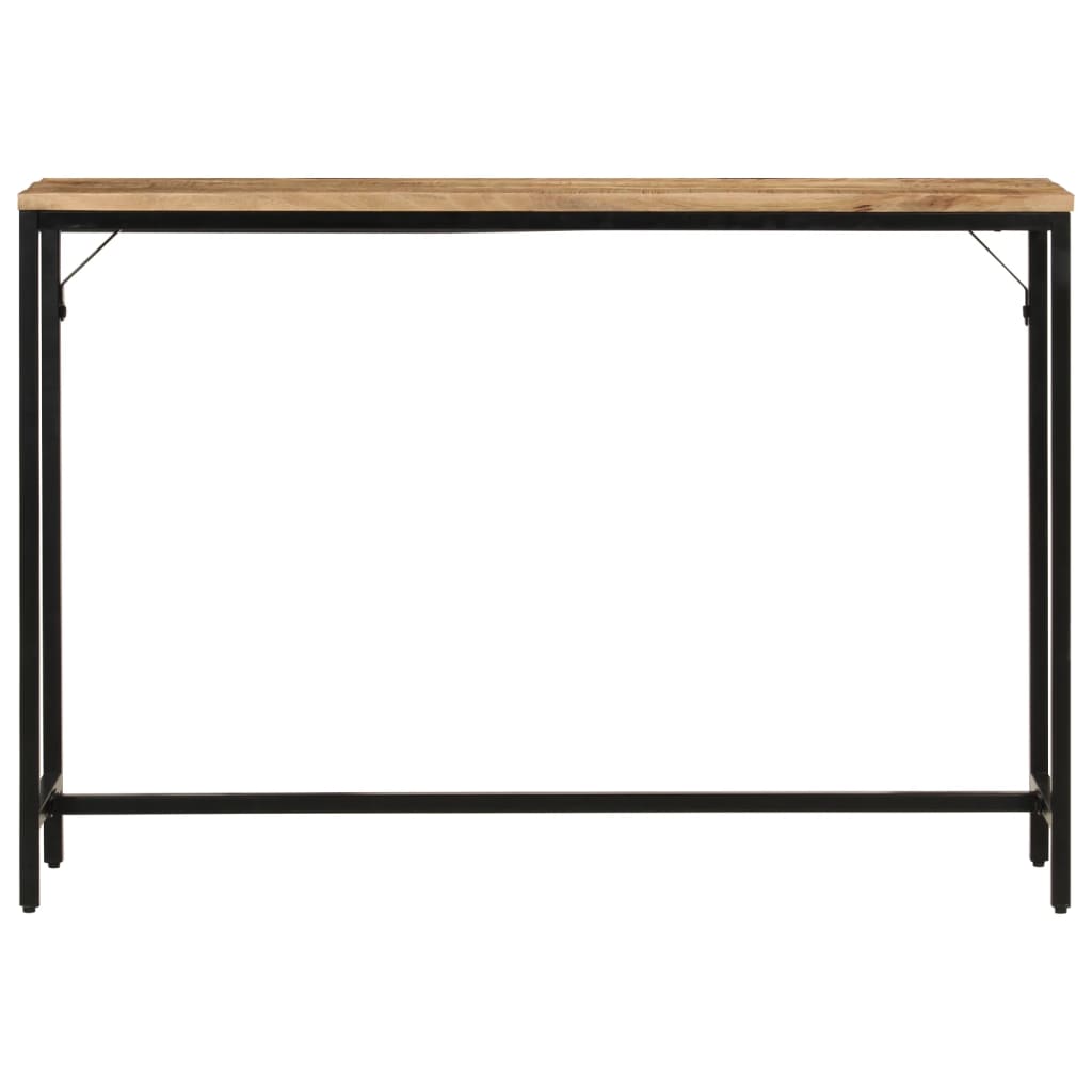 Konzolni stol 110x30x75 cm grubo masivno drvo manga i željezo