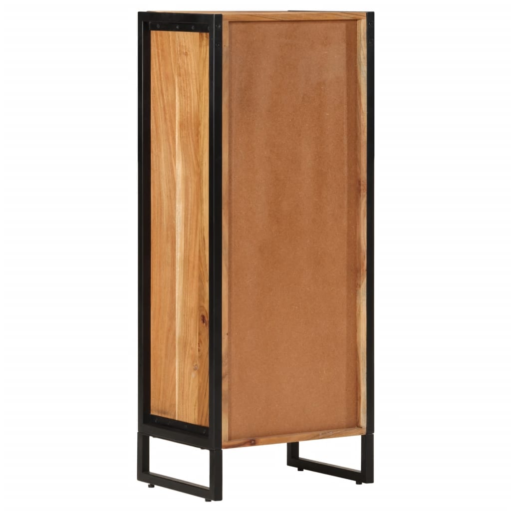Kupaonski ormarić 40x30x100 cm masivno drvo bagrema i željezo