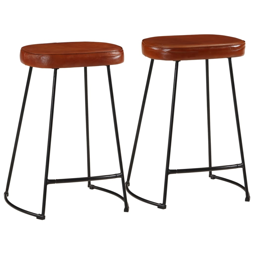 Barski stolci 2 kom tamnosmeđi 41 x 29 x 62 cm