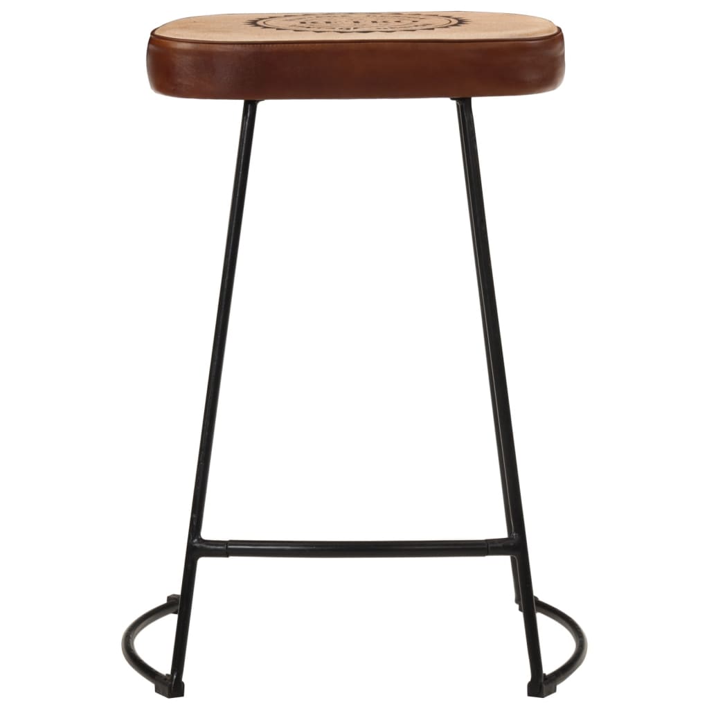 Barski stolci 2 kom tamnosmeđi 41 x 29 x 62 cm