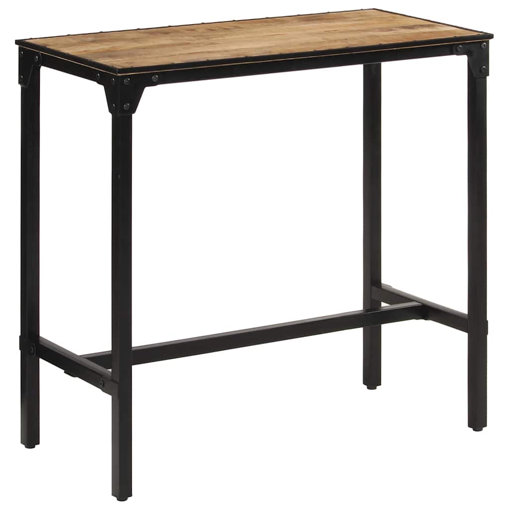 Barski stol 110 x 55 x 107 cm od masivnog grubog drva manga