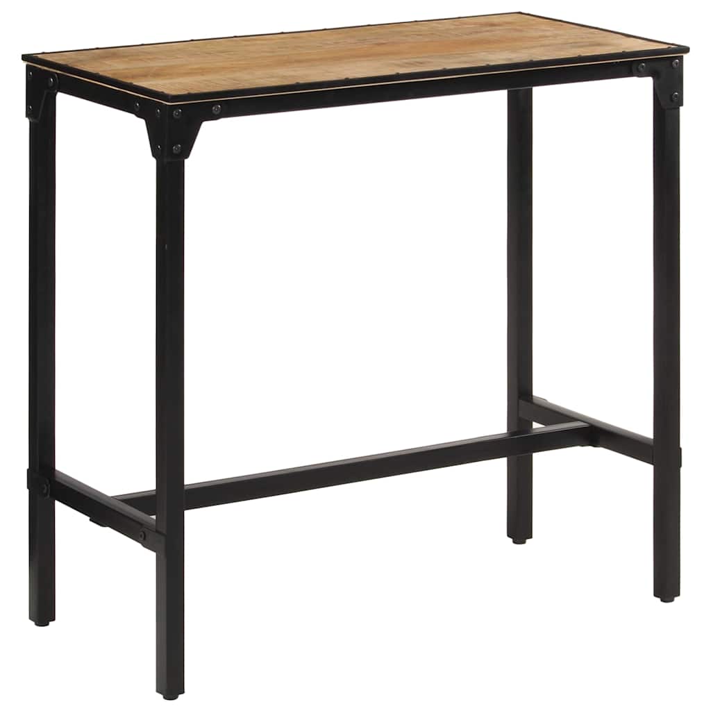 Barski stol 110 x 55 x 107 cm od masivnog grubog drva manga