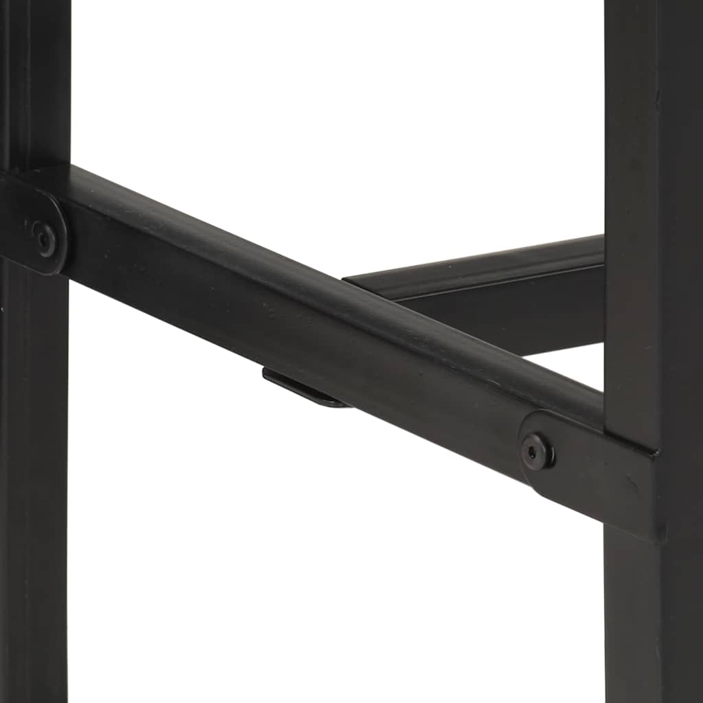 Barski stol 110 x 55 x 107 cm od masivnog grubog drva manga