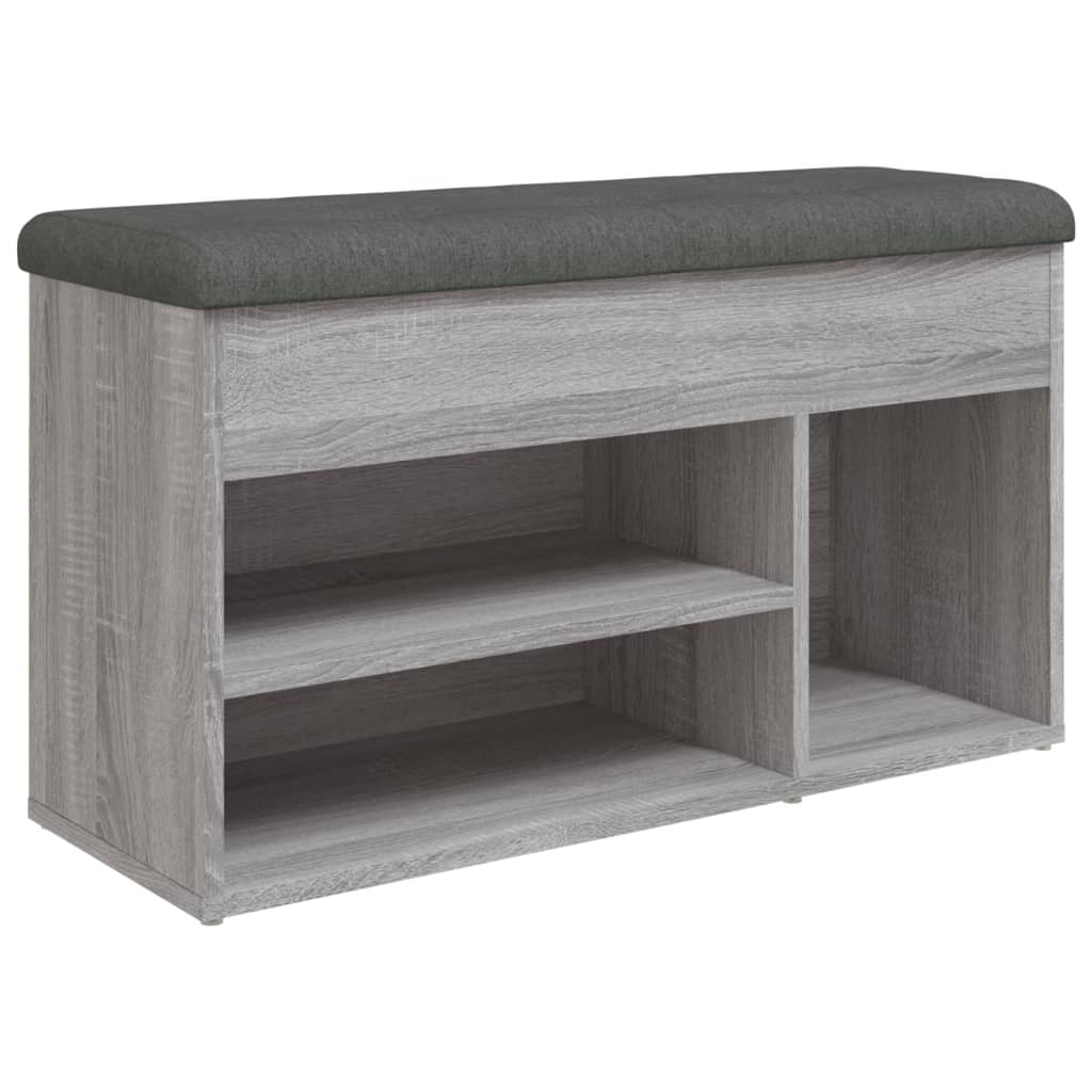 Klupa za cipele boja hrasta 82 x 32 x 45,5 cm konstruirano drvo