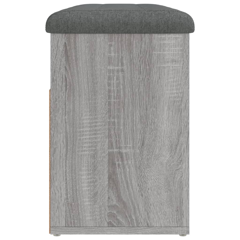 Klupa za cipele boja hrasta 82 x 32 x 45,5 cm konstruirano drvo