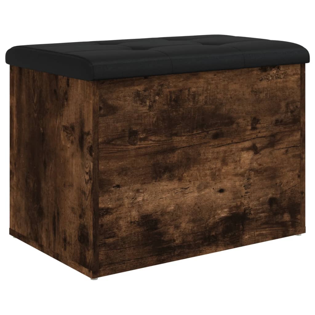 Klupa za pohranu boja hrasta 62x42x45 cm od konstruiranog drva
