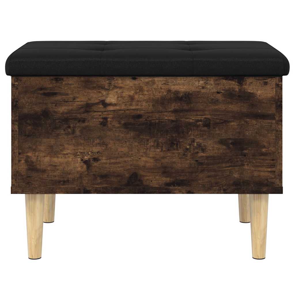 Klupa za pohranu boja hrasta 62x42x46 cm od konstruiranog drva