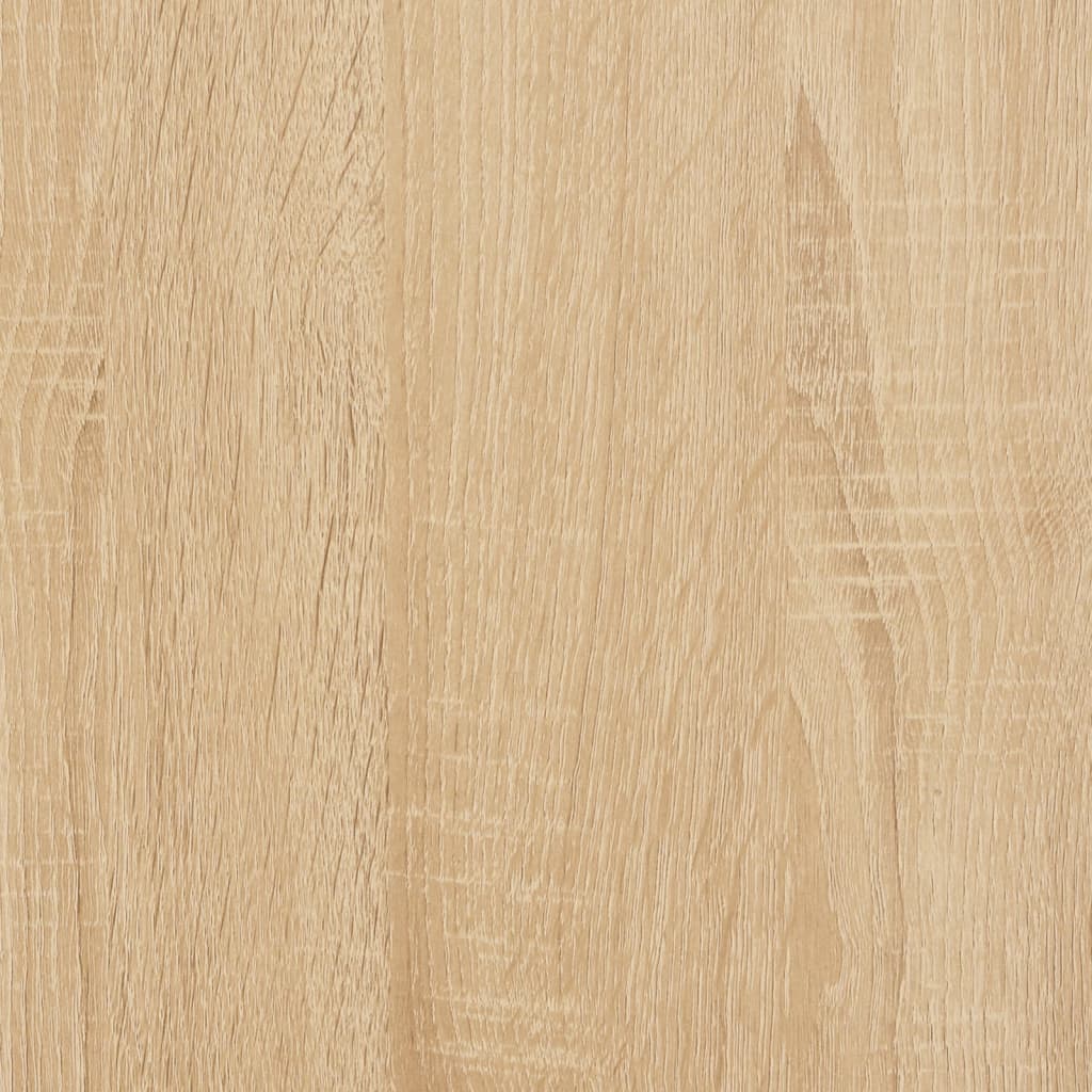 Klupa za pohranu boja hrasta 82x42x46 cm od konstruiranog drva