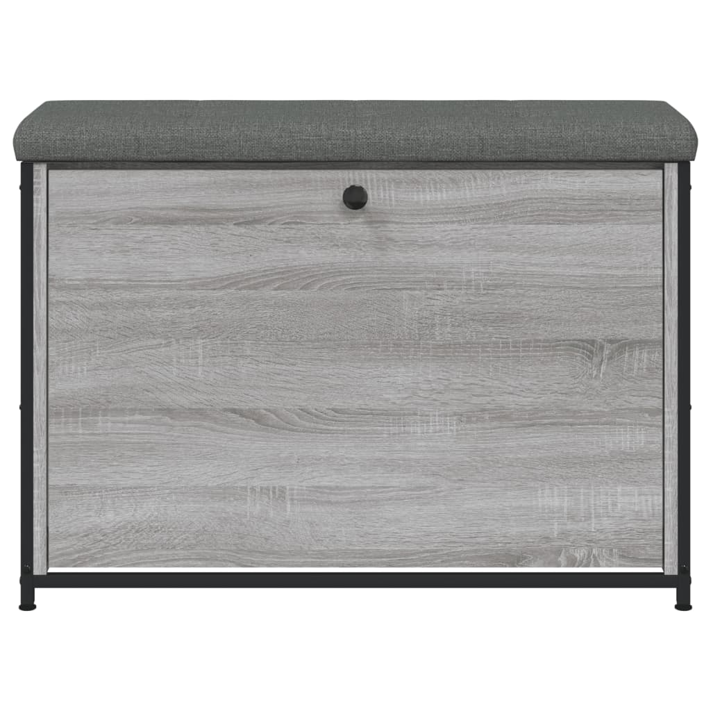 Klupa za cipele s preklopnom ladicom boja hrasta 82x32x56 cm