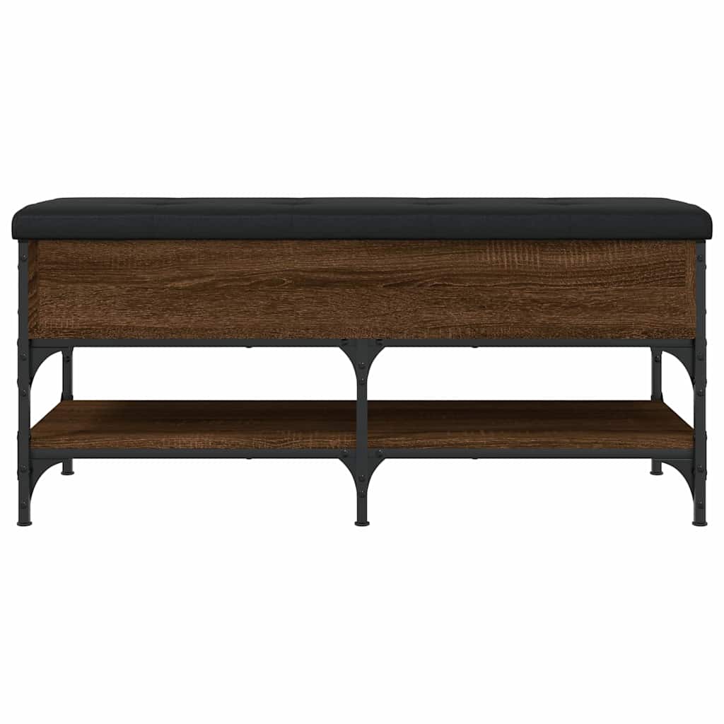 Klupa za cipele boja hrasta 102x42x45 cm od konstruiranog drva