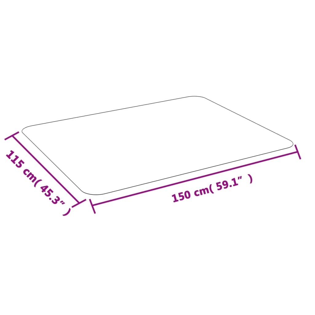 Podna prostirka za laminat ili tepih 150 x 115 cm PVC
