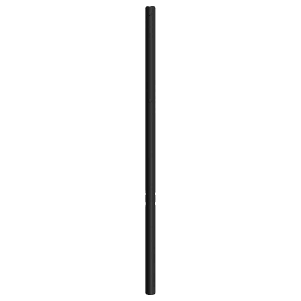 Metalno zamjensko uzglavlje crno 160 cm