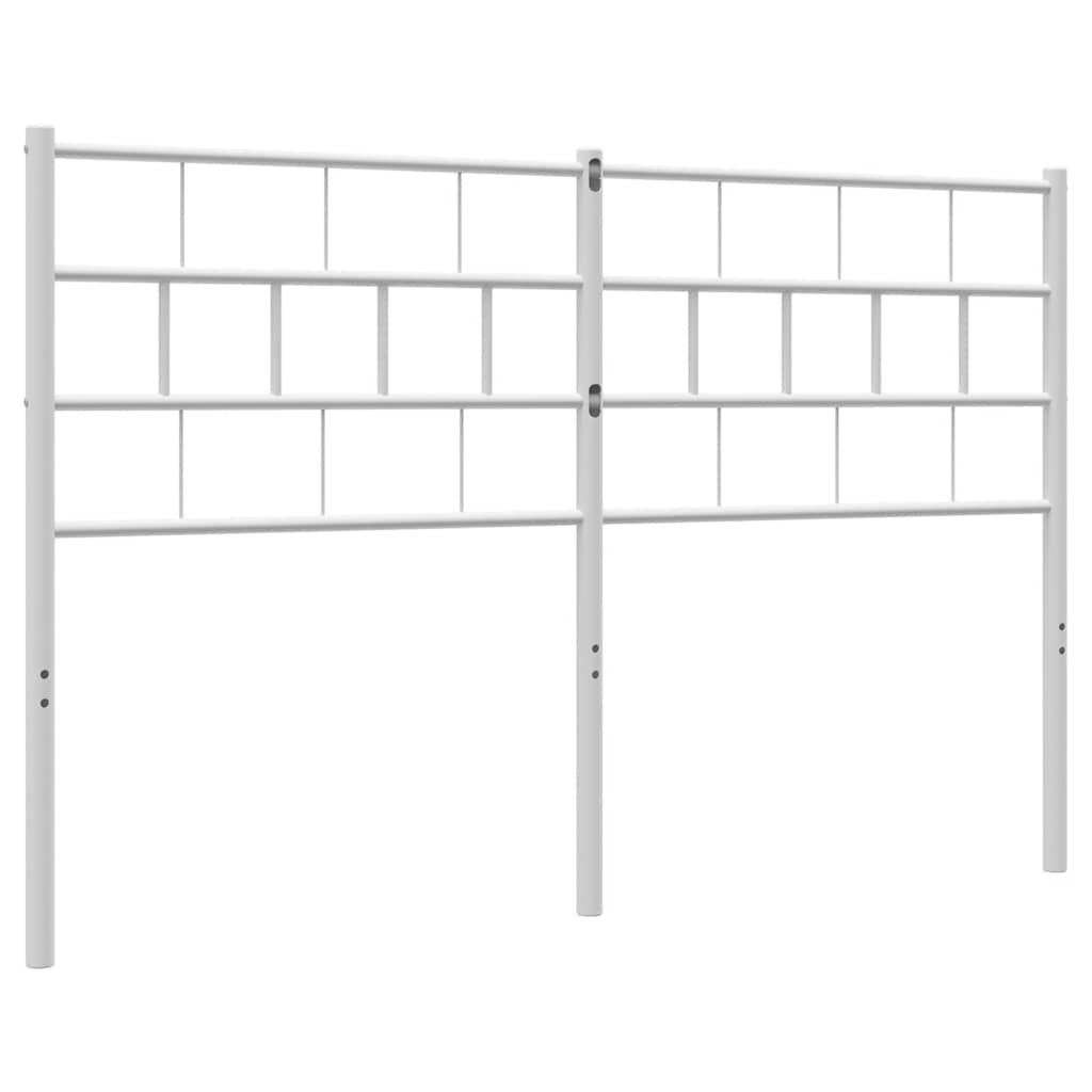 Metalno zamjensko uzglavlje bijelo 135 cm
