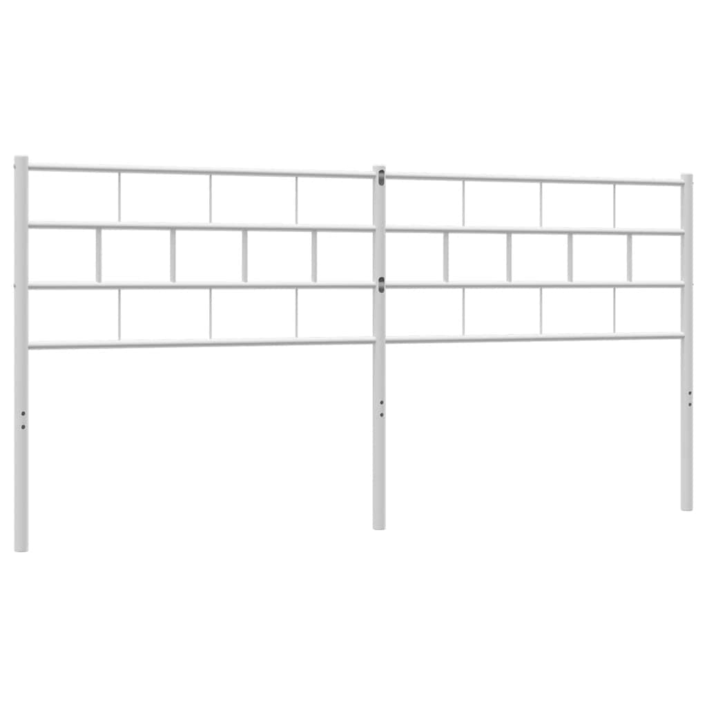 Metalno zamjensko uzglavlje bijelo 193 cm
