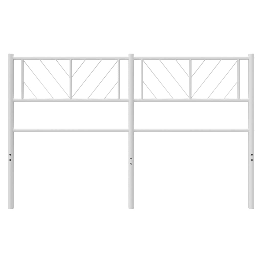 Metalno zamjensko uzglavlje bijelo 120 cm