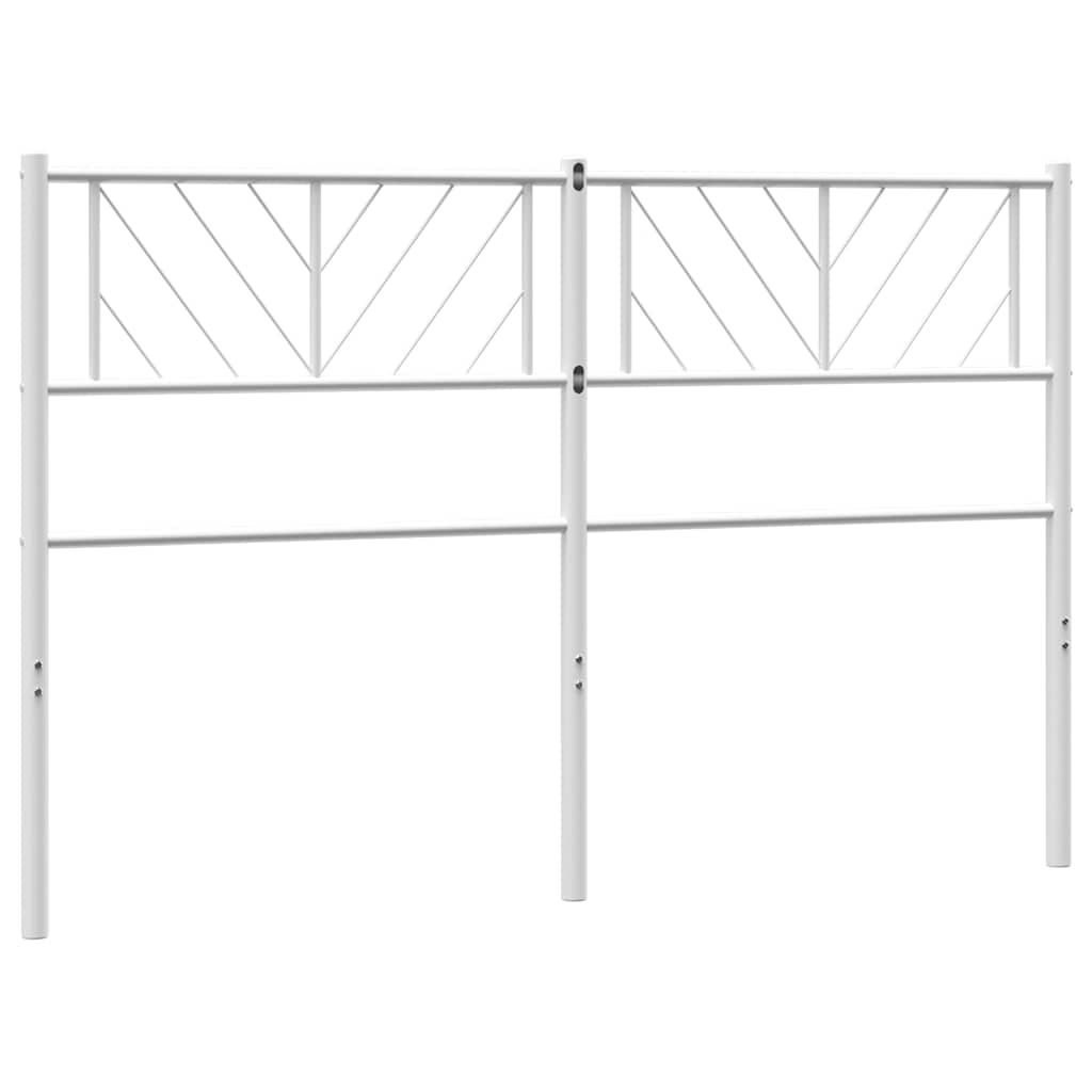 Metalno zamjensko uzglavlje bijelo 120 cm