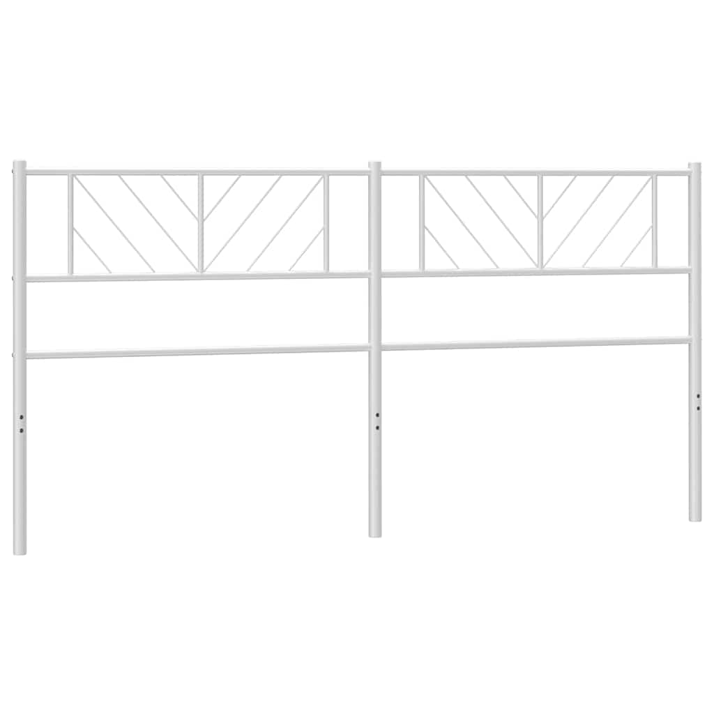 Metalno zamjensko uzglavlje bijelo 200 cm