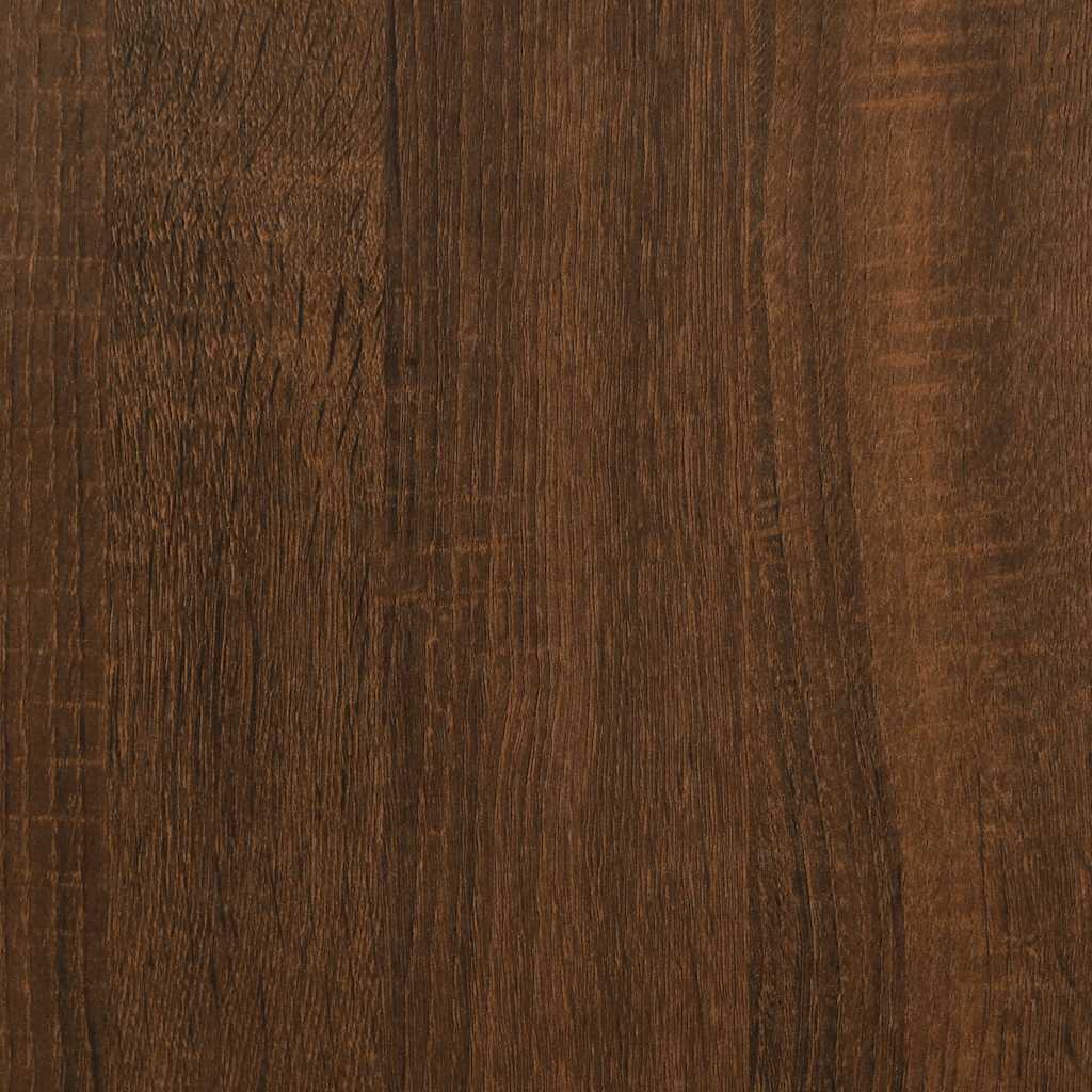 Radni stol smeđa boja hrasta 149x149x75 cm konstruirano drvo