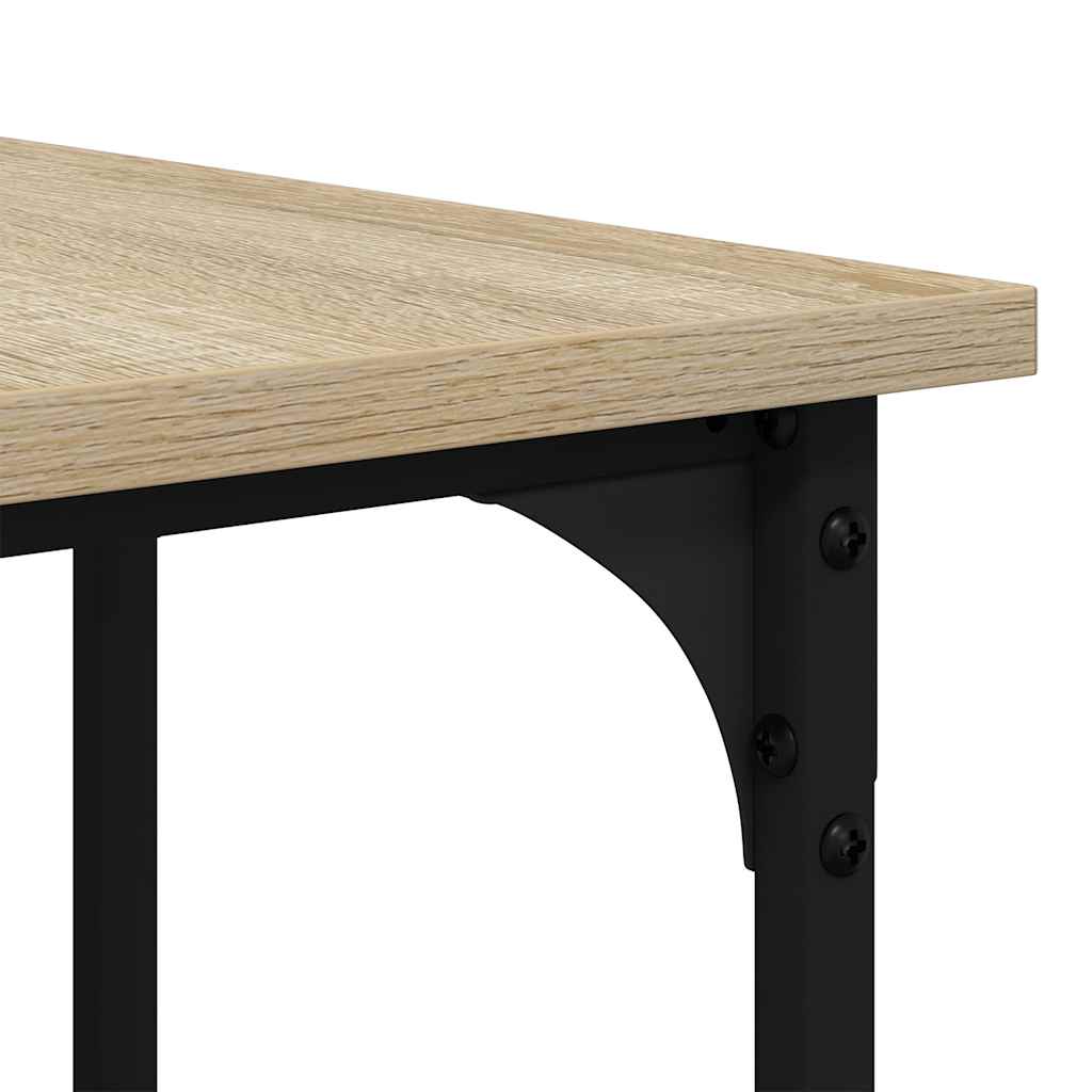Radni stol boja hrasta sonome 139x139x75 cm konstruirano drvo