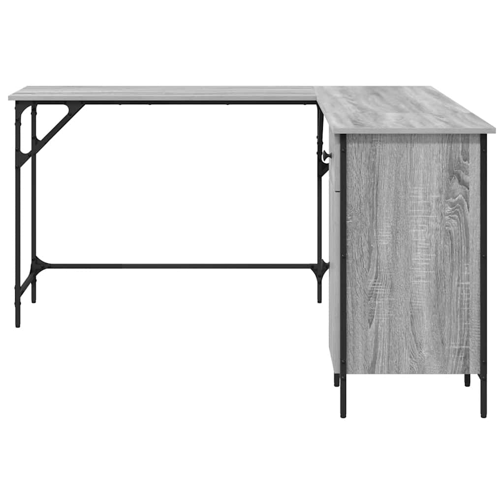Radni stol boja hrasta sonome 141x141x75 cm konstruirano drvo