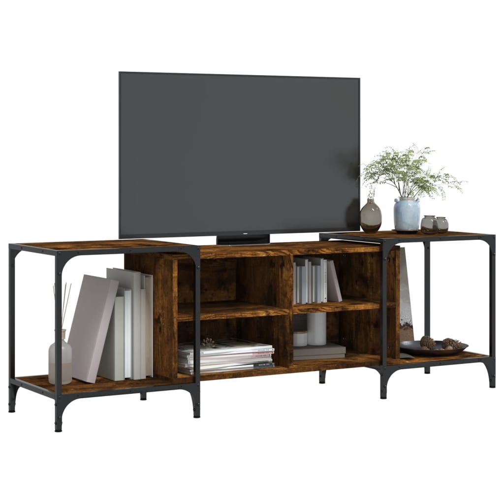 TV ormarić boja dimljenog hrasta 153x37x50 cm konstruirano drvo