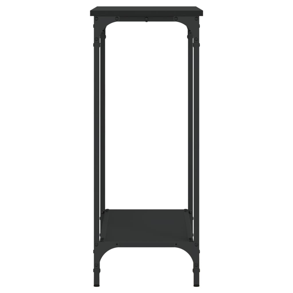 Konzolni stol crni 75 x 30,5 x 75 cm od konstruiranog drva