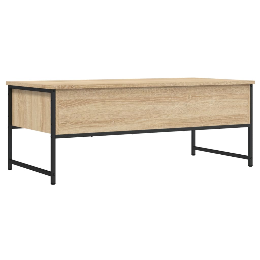 Stolić za kavu boja hrasta 101x49x39,5 cm konstruirano drvo